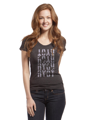 RYOT Stacked Scoop Neck Tee